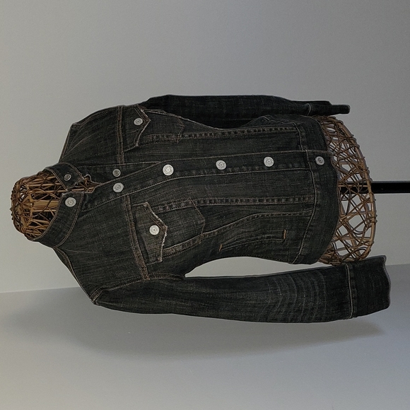 GAP Jackets & Blazers - Gap stretch dark wash jean jacket womens size XS gently loved